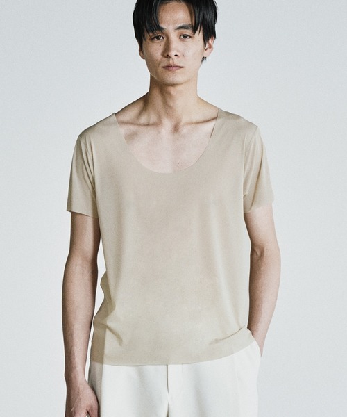 COOL DRY DEODORANT WIDE U NECK INNE 4枚　M WYM LIDNM インナーシャツ 肌着 COOL DRY DEODORANT WIDE U NECK INNER