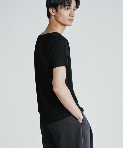 WYM LIDNM インナーシャツ 肌着 COOL DRY DEODORANT WIDE U NECK INNER