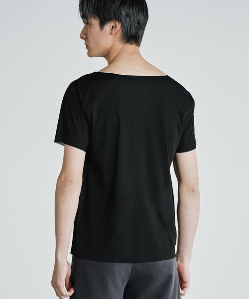 WYM LIDNM インナーシャツ 肌着 COOL DRY DEODORANT WIDE U NECK INNER