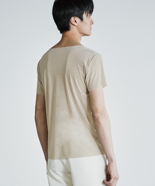 WYM LIDNM インナーシャツ 肌着 COOL DRY DEODORANT WIDE U NECK INNER