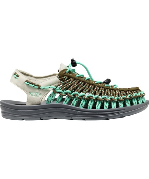 KEEN UNEEK スポーツサンダル グレー×ライムグリーン KEEN（キーン） スポーツサンダル サンダル UNEEK / ユニーク