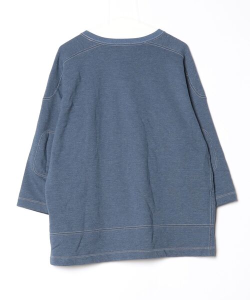 「DENHAM」 ワンポイントスウェットカットソー X-LARGE ネイビー メンズ_画像2