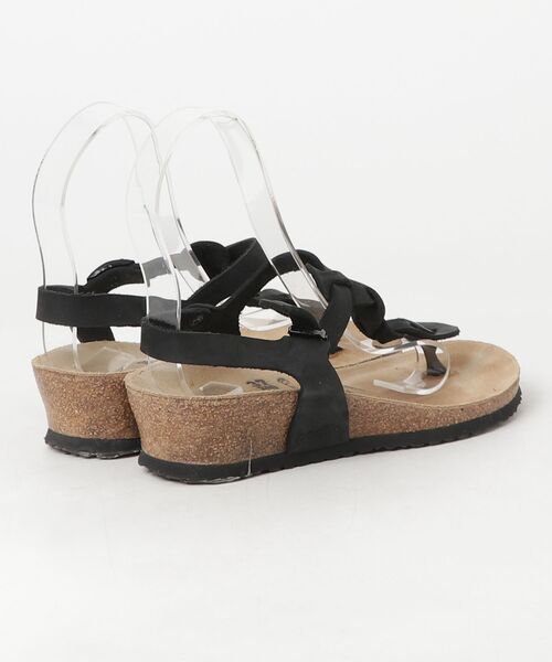BIRKENSTOCK ナチュラル　サンダル 37 BIRKENSTOCK（ビルケンシュトック） フラットサンダル 37 ブラック