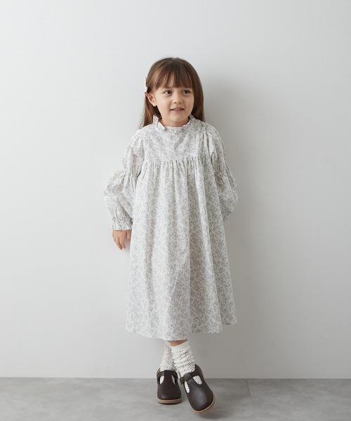 「riziere」 「KIDS」長袖ワンピース 120 ホワイト キッズ_画像3