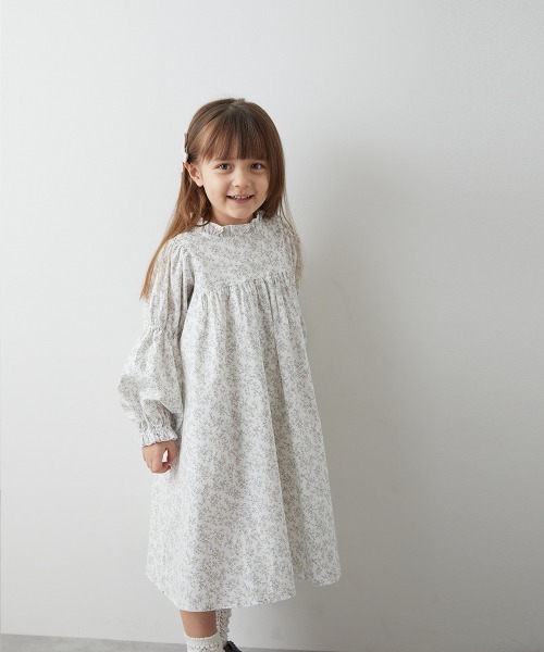 「riziere」 「KIDS」長袖ワンピース 120 ホワイト キッズ_画像5