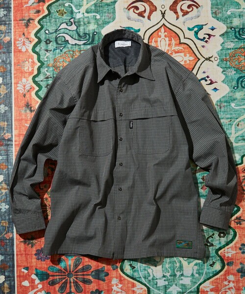 Foxfire（フォックスファイヤー） 長袖シャツ MEDIUM グリーン メンズ
