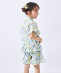 甚平 浴衣 ガールズ甚平 キッズ 子供 女の子の詳細画像4