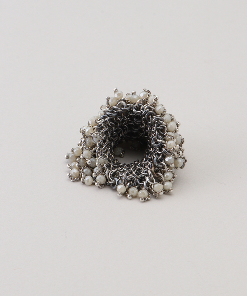 指輪 リング JEAN FRANCOIS MIMILLA ジャンフランソワミミラ Glass Beads ＆ Stee リング BAG101の画像