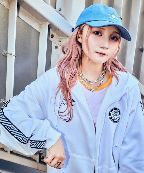 umbro（アンブロ） キャップ 帽子 × Aooo 6パネル ロゴキャップ メンズ