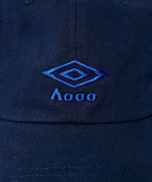 umbro（アンブロ） キャップ 帽子 × Aooo 6パネル ロゴキャップ メンズ