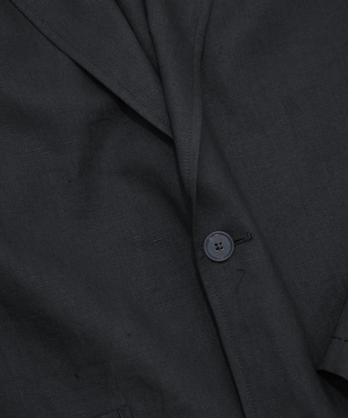 ジャケット テーラードジャケット 「ATON」 SILK LINEN MIXING TAILORED JACKET メンズ レディースの画像