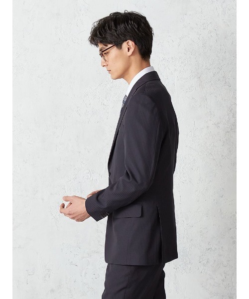「Perfect Suit FActory」 スーツ AB5 ネイビー メンズ_画像4