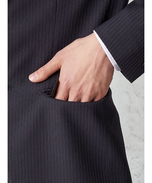 「Perfect Suit FActory」 スーツ AB5 ネイビー メンズ_画像8