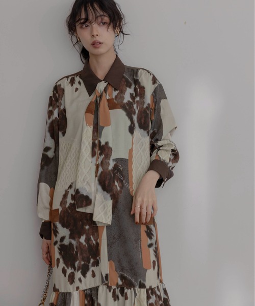 「Eimee Law」 シャツワンピース FREE カーキ レディース_画像9