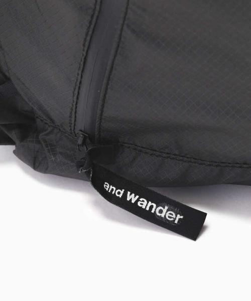 「and wander」 リュック FREE チャコールグレー メンズ_画像7