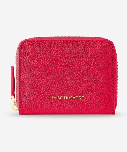 未使用品 MAISON de SABRE 二つ折り財布 ラウンドファスナー MAISON de SABRE（メゾンドサブレ） 二つ折り 二つ折り財布 財布