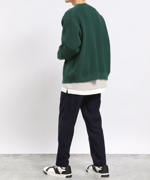 「GLOBAL WORK Smile Seed Store」 ニットカーディガン MEDIUM ブラック メンズ_画像6