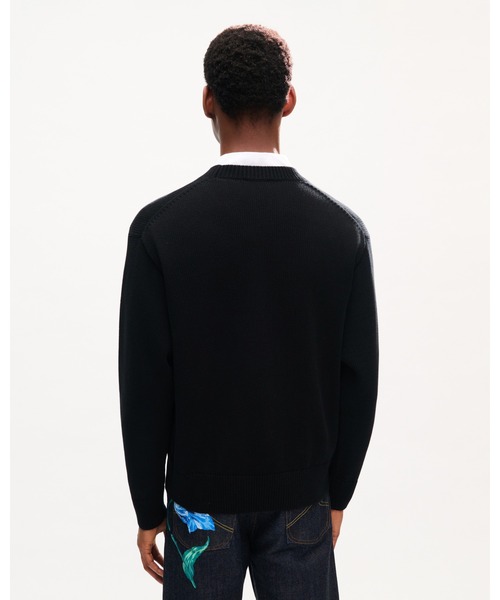 'KENZO Paris Emblem' エンブロイダリー ジャンパー イン コットン メンズの画像