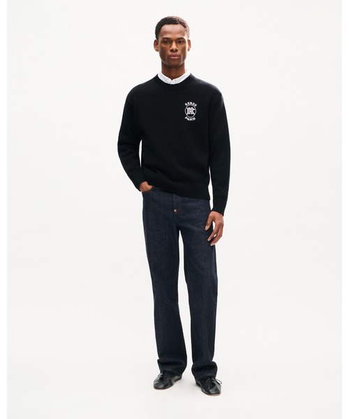 'KENZO Paris Emblem' エンブロイダリー ジャンパー イン コットン メンズの画像