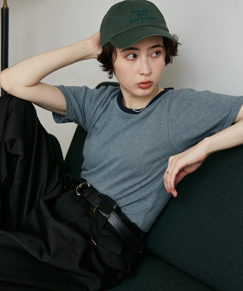 MILLER 別注TWIN LONG Tシャツ FREAK'S STORE（フリークスストア） tシャツ 半袖 MILLER × FREAK'S