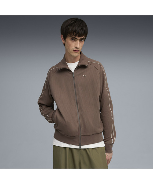 PUMA（プーマ） ジャージブルゾン LARGE ブラウン メンズ : ZOZOTOWN