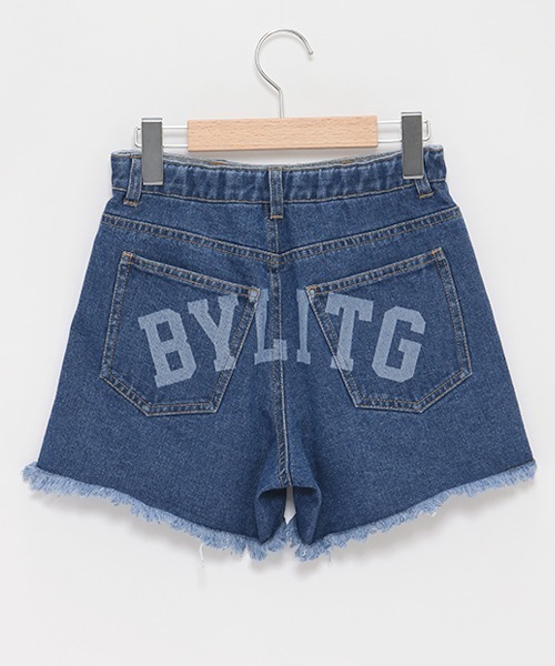 「by LOVEiT」 「KIDS」デニムショートパンツ 130cm サックスブルー キッズ_画像3