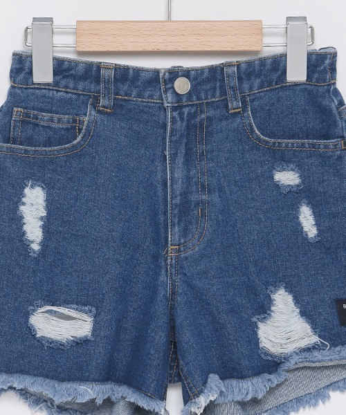 「by LOVEiT」 「KIDS」デニムショートパンツ 130cm サックスブルー キッズ_画像4