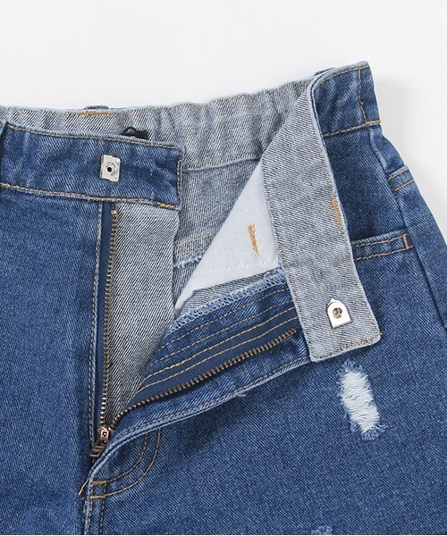 「by LOVEiT」 「KIDS」デニムショートパンツ 130cm サックスブルー キッズ_画像5