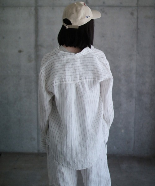 「gina tricot」 長袖シャツ S グリーン系その他 レディース_画像5