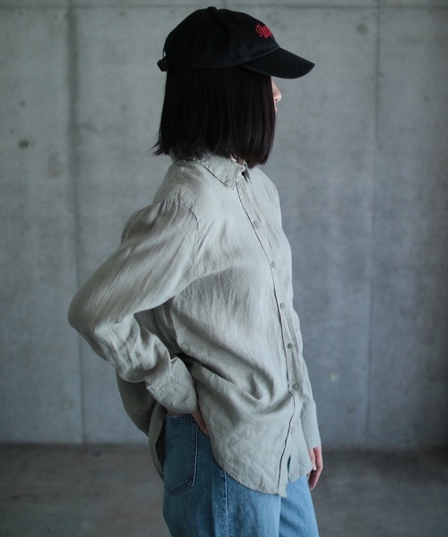 「gina tricot」 長袖シャツ S グリーン系その他 レディース_画像8