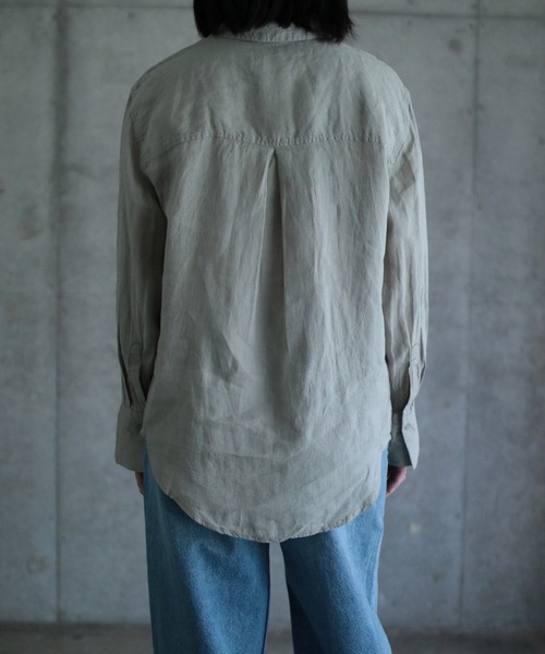 「gina tricot」 長袖シャツ S グリーン系その他 レディース_画像9