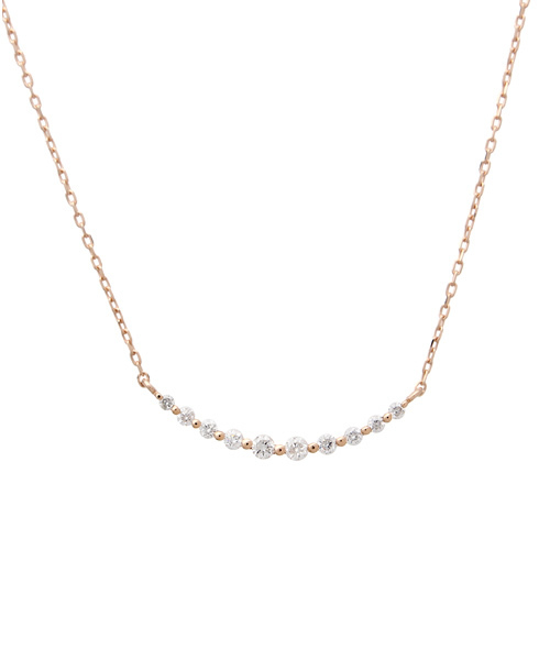 Vendome Aoyama ダイヤモンド リュール ネックレス K10WG VENDOME AOYAMA ネックレス K10PG ダイヤモンドリュール