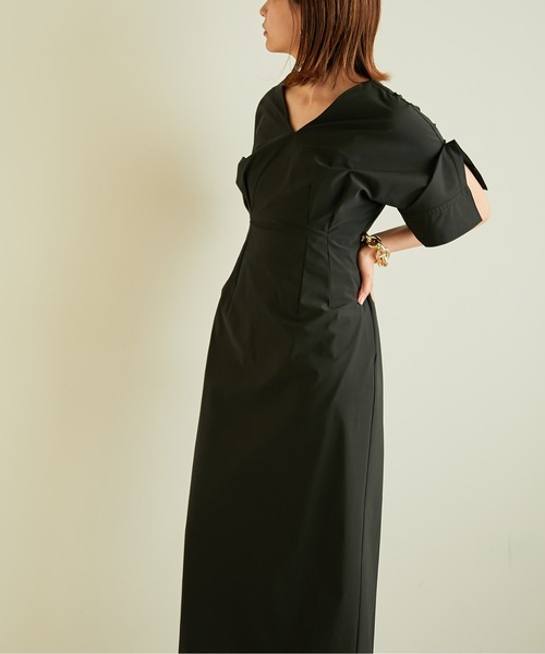 高い素材 ワンピース Iirot バタフライスリーブドレス 即納 最大半額 Kuljic Com