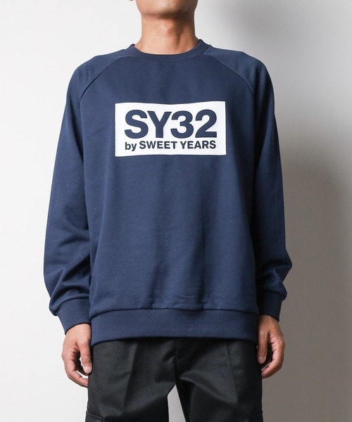sy32 by sweet years ライン　新品　スウェット SY32 by SWEET YEARS エスワイサーティトゥバイスィートイヤーズ