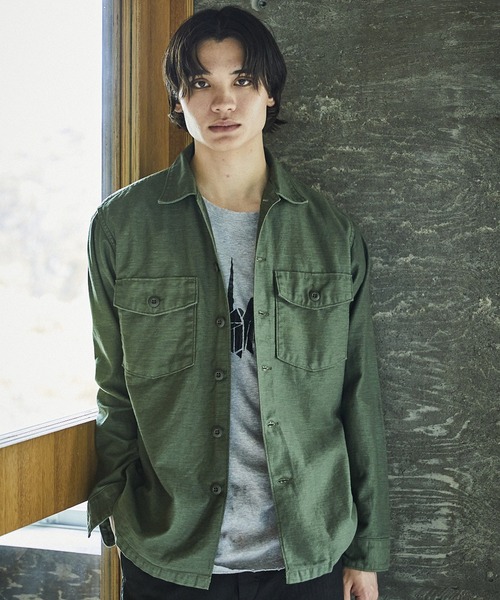 orSlow（オアスロウ） シャツ US ARMY FATIGUE SHIRT アーミーシャツ