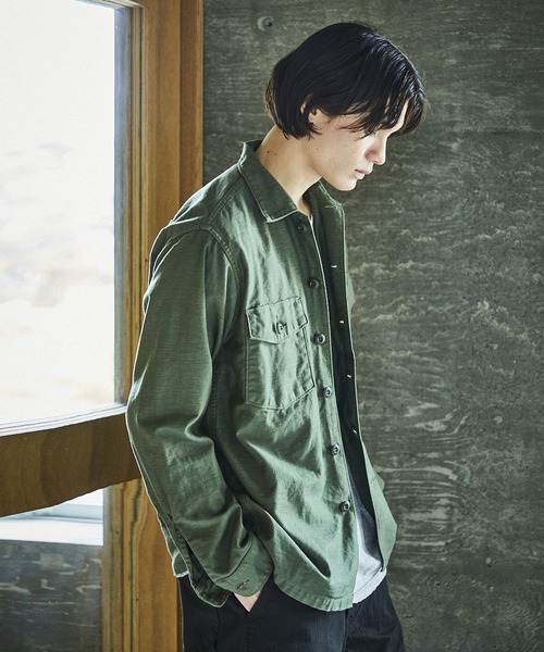 orSlow（オアスロウ） シャツ US ARMY FATIGUE SHIRT アーミーシャツ