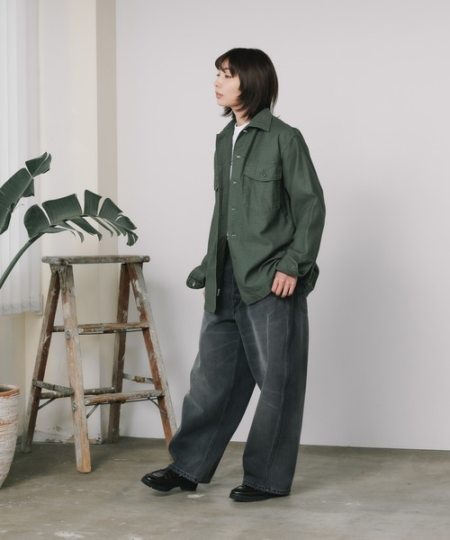 orslow オアスロウ US ARMY FATIGUE SHIRTS サイズ1 再入荷【UNISEX】orslow[オアスロウ] US ARMY FATIGUE SHIRT