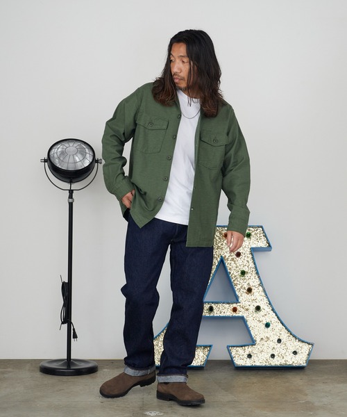 orSlow（オアスロウ） シャツ US ARMY FATIGUE SHIRT アーミーシャツ