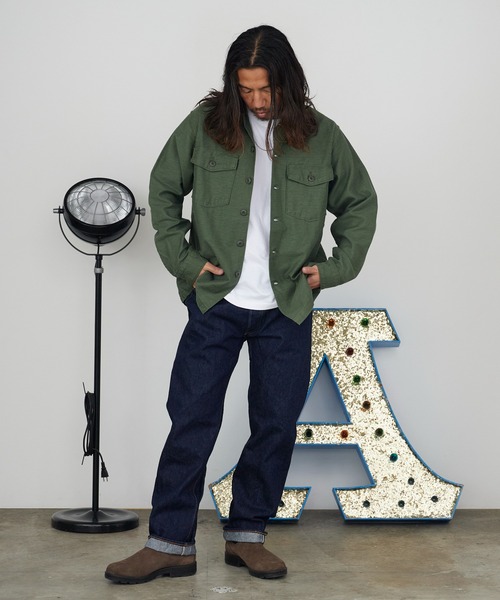 orSlow（オアスロウ） シャツ US ARMY FATIGUE SHIRT アーミーシャツ
