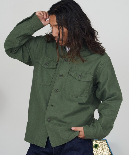 orSlow（オアスロウ） シャツ US ARMY FATIGUE SHIRT アーミーシャツ