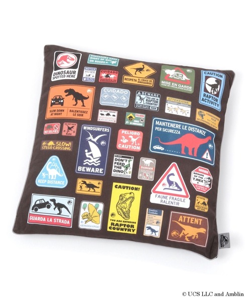 niko and…（ニコアンド） クッション クッションカバー 【ジュラシック