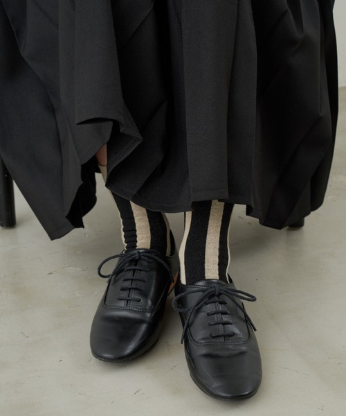 Libra Cue（リブラ キュー） 靴下 ストライプソックス レディース