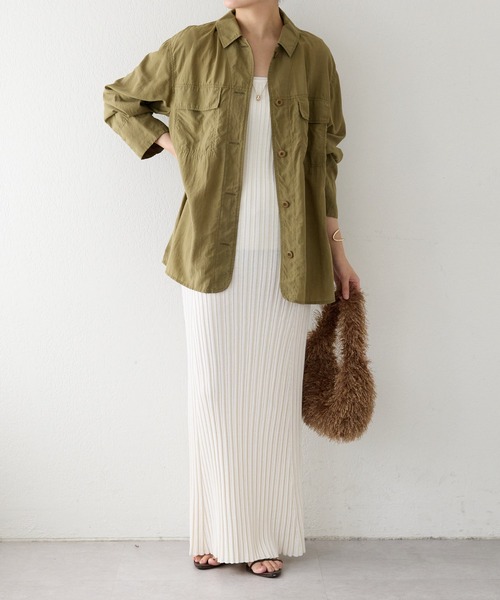 ワンピース リブニットタイトワンピース COLLAGE