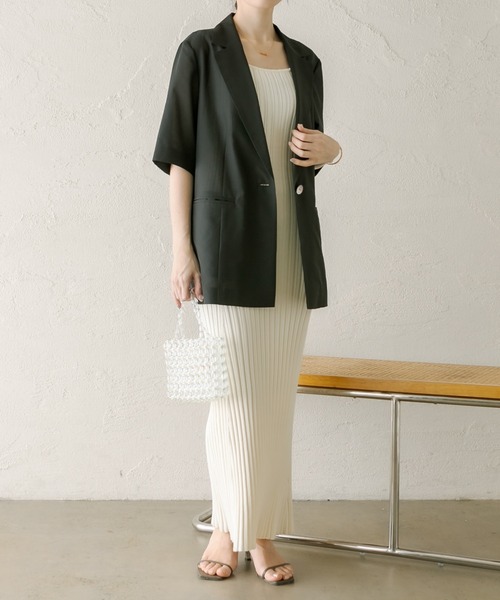 ワンピース リブニットタイトワンピース COLLAGE