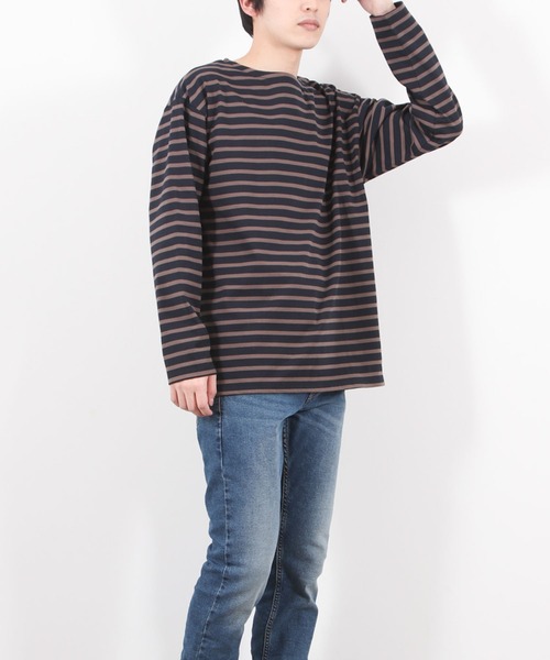 『men's』ボーダーロンT 長袖Tシャツ メンズ ボーダー柄 Tシャツ ロンT ロングTシャツ