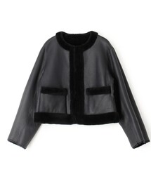 トゥモローランドコレクション ムートンフーディコート リバーシブル ボア URBAN RESEARCH Sonny Label ムートンコート ボアコート ムートン