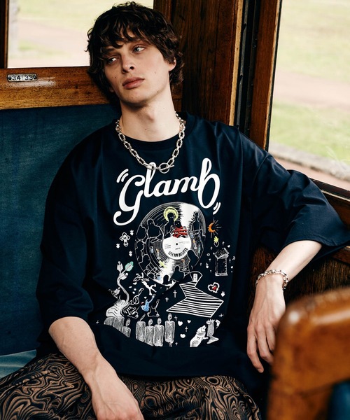 ReZARD × glamb Tシャツ Mサイズ glamb tシャツ Rebirth T-Shirt / リバースTシャツ メンズ