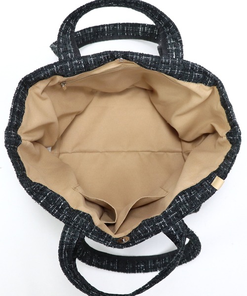 Bermosa トートバッグ ツイードバッグ サブバッグ お稽古バッグ