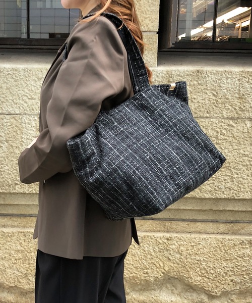 Bermosa トートバッグ ツイードバッグ サブバッグ お稽古バッグ