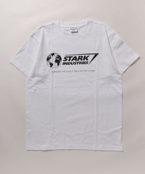スターク・インダストリーズ　ＴシャツサイズＭ セット 非売品ノベルティ付 MARVEL（マーベル） tシャツ 「MARVEL」スターク・インダストリーズ